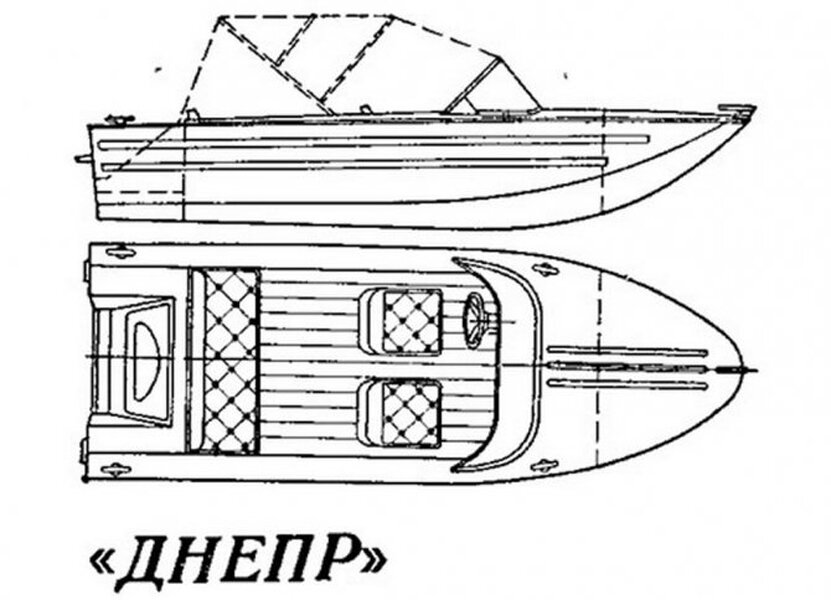 Моторное судно днепр